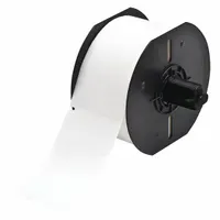 Wraparound Label: 3 3/4 in x 2 in, Vinyl, White (Matte), For 1 AWG Wire Gauge, 400 Labels Included (MPN B33-27-427)