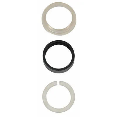 CHICAGO FAUCETS 1-104KJKABNF Plastic Spout Ring with Split Ring, Chrome - Faucet Spout Rings