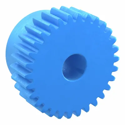 KHK GEARS Machined Spur Gear: Module m 1, 30 Teeth, 8 mm Bore Dia, Nylon, 20° Pressure Angle - Metric Spur Gears with Standard Hub