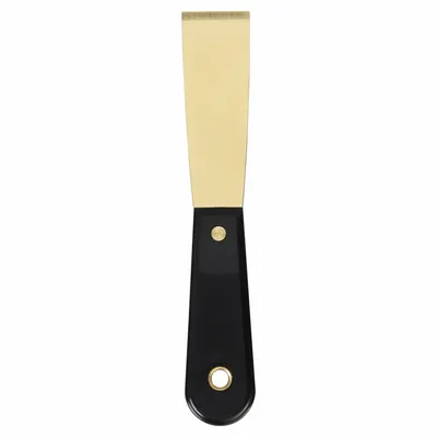 WESTWARD Scraper: Bld. Mat. Brass, Hdl. Mat. Polypropylene, Stiff - Standard Scrapers