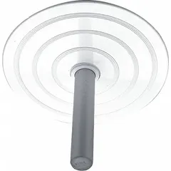 This adapter plate is a mounting bracket for fire alarm systems, compatible with Edwards Signaling devices. It measures 4-1/2 inches in overall height and length, providing a secure mounting surface for proper device alignment in fire safety installations.