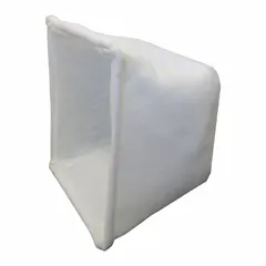 Reverse Flow 3-Ply Cube Air Filter, 20x20x10 in, MERV 8, Synthetic Media