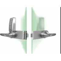 CODELOCKS Electronic Keyless Lock: Keypad, ADA Compliant, Zinc (MPN CL4000GD-LH-BS)