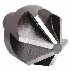 Six-flute countersink designed for smooth, chatter-free chamfering of holes for flat-head screws. The 82° included angle and cobalt construction suit general metalworking and machining applications requiring a clean finish.