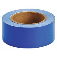 Pipe Marking Tape: Blue, 2 in Wd, 90 ft Roll Lg, Vinyl, 2 in Roll Wd, 1,080 in Lg (MPN 55262)