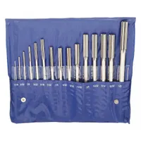 APPROVED VENDOR Chucking Reamer Set: 15 Pc, 1/16 in to 1/2 in Dia, Straight Flute (MPN 11V298)
