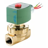REDHAT Solenoid Valve: 2-Way, Normally Closed, 3/4 in Pipe Size, 220V AC/240V AC, Brass Body (MPN 8220G409)