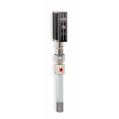 ARO Air Drum Pump: Stub Pump, 4:1, 4 gpm Max. Flow Rate, 4,000 cps Max. Viscosity - Standard Dispensing Piston Drum Pumps