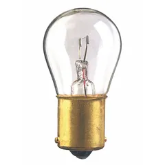 BA15s Single-Contact Bayonet Base Lamp, S8 Bulb, 12.8V AC, Trade Number 199