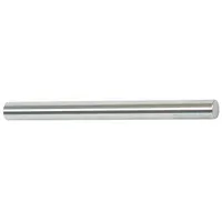 This Class X Go (Plus) pin gauge has a diameter of 0.1764 inches and a tolerance of 0.00004 inches. It is used to verify the minimum acceptable hole size in precision machining and quality inspection. The gauge is made of uncoated steel and includes a Certificate of Accuracy with NIST Traceability