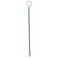INNOVATIVE COMPONENTS Tool Lanyard: Stainless Steel, 12 in Overall Lg, 5/16 in Loop 1 Size, Nylon (MPN LN3/641200X3B7X)