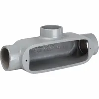 Conduit Outlet Body: Aluminum, 1 in Trade Size, T Body, 12 cu in Body Capacity, Threaded Hub (MPN OT-3)