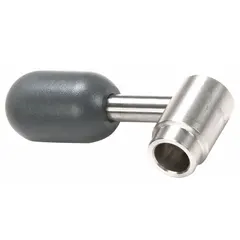 This release bowl handle is a replacement part for HOBART HL400 food mixers. It restores the bowl release mechanism, allowing the mixing bowl to be securely locked or released during operation. Suitable for use in commercial kitchens and food preparation facilities.