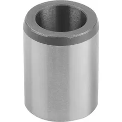 Steel locating pin bushing with 26 mm outside diameter and 24 mm overall length. Used in jigs, fixtures, and tooling to guide and align locating pins for repeatable positioning in machining, assembly, and inspection applications.