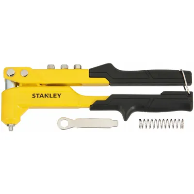 STANLEY Rivet Tool: Blind, Fits 1/8 in_3/16 in_3/32 in_5/32 in Rivet Dia - Blind Rivet Tools
