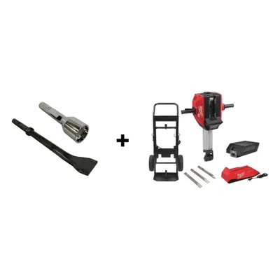 FTS Break Hammer Kit: 1 1/8 in Chuck Size, 1,300 bpm Blows per Minute - Max - Railroad Spike Driving & Tamping Tools