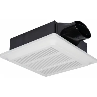 Dayton Bathroom Exhaust Fan: Ceiling/Wall, 110 cfm Max, Variable Speed - Standard Bathroom Exhaust Fans