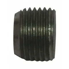 Stainless steel hydraulic hose plug with 1/8 in fitting size and 1/8-27 thread. Rated for 7200 psi maximum working pressure at 70 °F. Used to seal open ports or hose ends in hydraulic systems, preventing leaks and contamination in fluid power circuits.