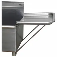 EAGLE GROUP Detachable Drainboard: 430 Stainless Steel, 3 3/4 in Overall Ht, 21 in Overall Wd (MPN 21x18 RRDEDB)