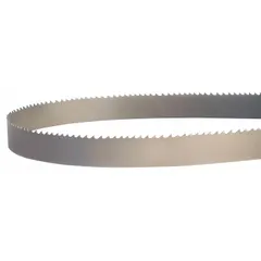 General purpose metal cutting blade for band saws. Bi-metal construction with variable cutting edge and 2/3 tooth configuration. Length: 14 ft 6 in. Suitable for cutting various metals in fabrication, maintenance, and production applications.