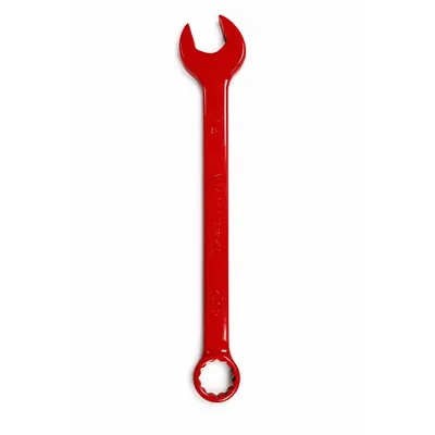 WRIGHT TOOL Combination Wrench: Alloy Steel, Epoxy Red Paint, 1 in Head Size - SAE 12-Point Combination Wrenches