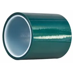 This polyester film tape with silicone adhesive is designed for high-temperature masking applications. It provides reliable protection during powder coating, plasma spraying, and other thermal processes, ensuring clean paint lines and preventing contamination. The tape offers heat resistance and clean removal without residue.