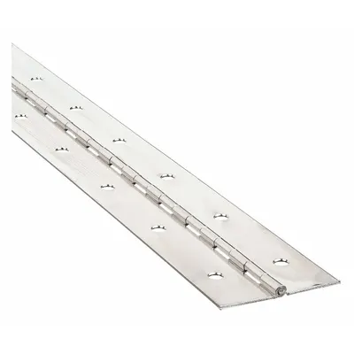 OEM Steel Full Surface-Mount Piano Hinge, 72 in Leaf Height, 1 in Leaf Width - Full Surface-Mount Piano Hinges