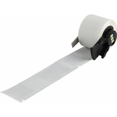 BRADY Wraparound Label: 2 3/4 in x 1 in, 1 in, Vinyl, White (Matte) - Brady Precut Label Rolls