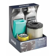 This KOHLER maintenance kit is designed for servicing compatible KOHLER engines with manufacturer number ZT730-3016. It includes components necessary for routine maintenance tasks, supporting reliable operation in industrial equipment such as generators, pumps, and material handling machinery.