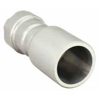 VIEGA MEGAPRESS Crimp Fitting: 1 in Pipe x 3/4 in Pipe Size, FTG x Press-fit, Steel, EPDM (MPN 26010)