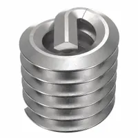 HELI-COIL Helical Insert: Tanged Tang Style, Screw-Locking, #6-32 Thread Size, Plain, Plain, 100 PK (MPN A3585-06CN207)