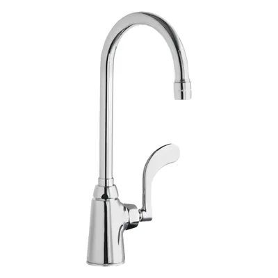 CHICAGO FAUCETS 350-317XKABCP Single-Post Kitchen Faucet - Single-Post Kitchen Faucets