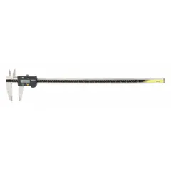 This digital caliper from MITUTOYO provides inch/metric measurement with a range of 0 to 24 in (0 to 600 mm), accuracy of ±0.0020 in, and resolution of 0.0005 in/0.01 mm. It features step measurement mode and SPC output for data collection. Suitable for general measurement tasks in machining and quality inspection, it includes a Certificate of Inspection and is not coolant-resistant.