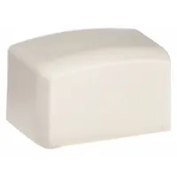 LEGRAND Blank End Fitting: PN03, 3/4 in Wd, 1/2 in Ht, Plastic, Ivory (MPN PN03F20V)