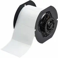 Pre-Cut Label Stock Roll: 2 in x 3 in, 2 in, Polyester, Metal Detectable, Gray, 500 Labels per Roll (MPN B33-19-486)