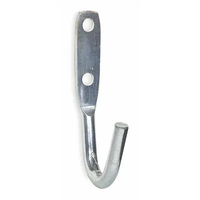 OEM Steel Tarp Hook, Silver, 4 3/4 in Ht, 5/8 in Wd - Tarp Hooks
