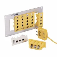 OMEGA Temperature Probe Connectors & Adapters: Panel Jack, For Type K Thermocouple Type, Std Jack (MPN TPJ-K-F)