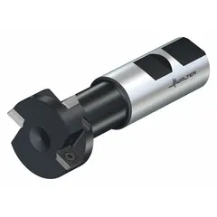 Indexable slitting cutter for precision slotting, parting, and grooving operations in metalworking. Designed for use in machining centers and lathes on ferrous and non-ferrous materials.