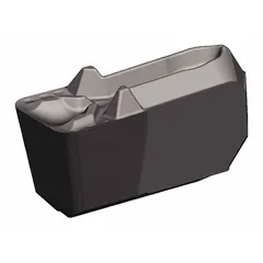Carbide insert for parting and grooving operations in turning centers and lathes. Geometry optimized for chip control and stability during cut-off and groove creation. Suitable for general machining applications.