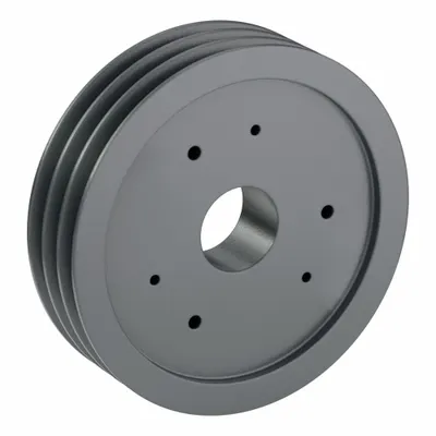 OEM V-Belt Pulley: C130 - Bushed-Bore Cast-Iron V-Belt Pulleys