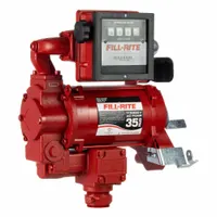FILL-RITE Electric Drum Pump: 35 gpm Max. Flow Rate, 115/230 V AC, 3/4 hp HP, Pump with Meter, cULus (MPN FR311VN)