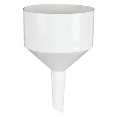 Buchner Funnel, Polypropylene, 875 mL, 130 mm, 2.9 cm Stem, 92 mm Stem Length, White