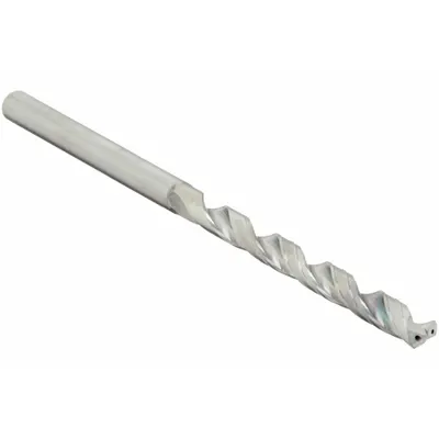 OSG A BRAND Extra Long Drill Bit: 4 mm, 100 mm Overall Lg, 140° X-Thinning Point - Coolant-Through Solid Carbide Extended-Length Drill Bits for Steel & Cast Iron