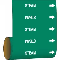 Pipe Marker: Storm Drain, Green, White, Fits 2 in and Smaller Pipe O.D., 30 Pipe Markers (MPN 41477)