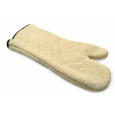 R & R TEXTILE Oven Mitt, Terry, Tan, 13 in Overall Length - Furnishings, Appliances and Hospitality