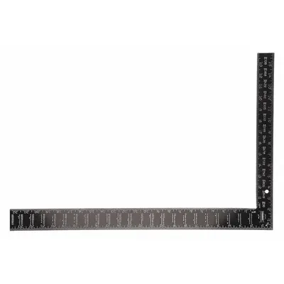 WESTWARD Framing Square: 16 in Base Lg, 16 in x 1 1/2 in, 24 in x 2 in, Aluminum - Framing Squares