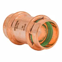 QUICKFITTING SUREPRESS Press Copper Coupling No Stop: 3/4 in CTS x 3/4 in CTS size, No Center Stop (MPN SPWC22NSR)