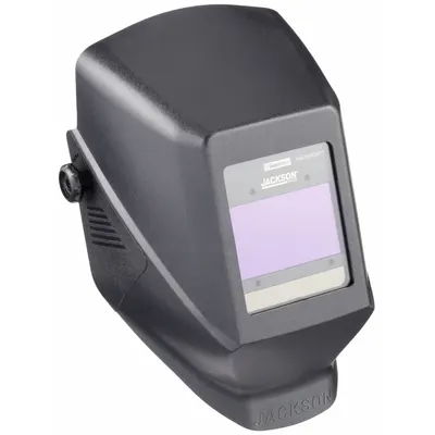JACKSON SAFETY Welding Helmet: Auto-Darkening, 4 Arc Sensors, Black, W9 to W13 - Auto-Darkening Welding Helmets - Solid Color