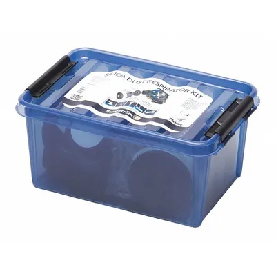 SUNDSTROM SAFETY Full Face Respirator Kit: Silicone, Fixed, M Mask Size, Polyester Mesh - Sundstrom Safety Full-Face Respirators