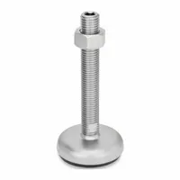 JW WINCO Male-End Leveling Mount: Swiveling Stud, 5/8"-11 Thread Size, 3.94 in, 3,822 lbf Capacity (MPN 31-100-5/8X11-150-B1-UK)
